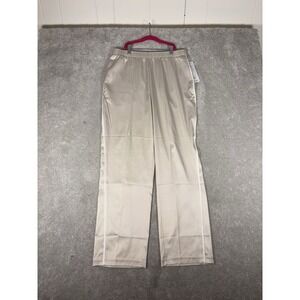 rhone freestyle tracksuit pant womens stretch satin Medium Beige Pockets